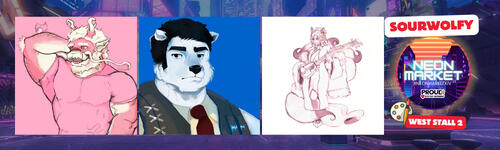 Neon Market Jan 2026 Banner - Sourwolfy