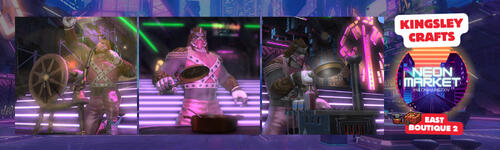 Neon Market Jan 2026 Banner - Kingsley Crafts